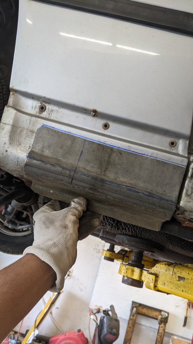 Rocker area patch repair