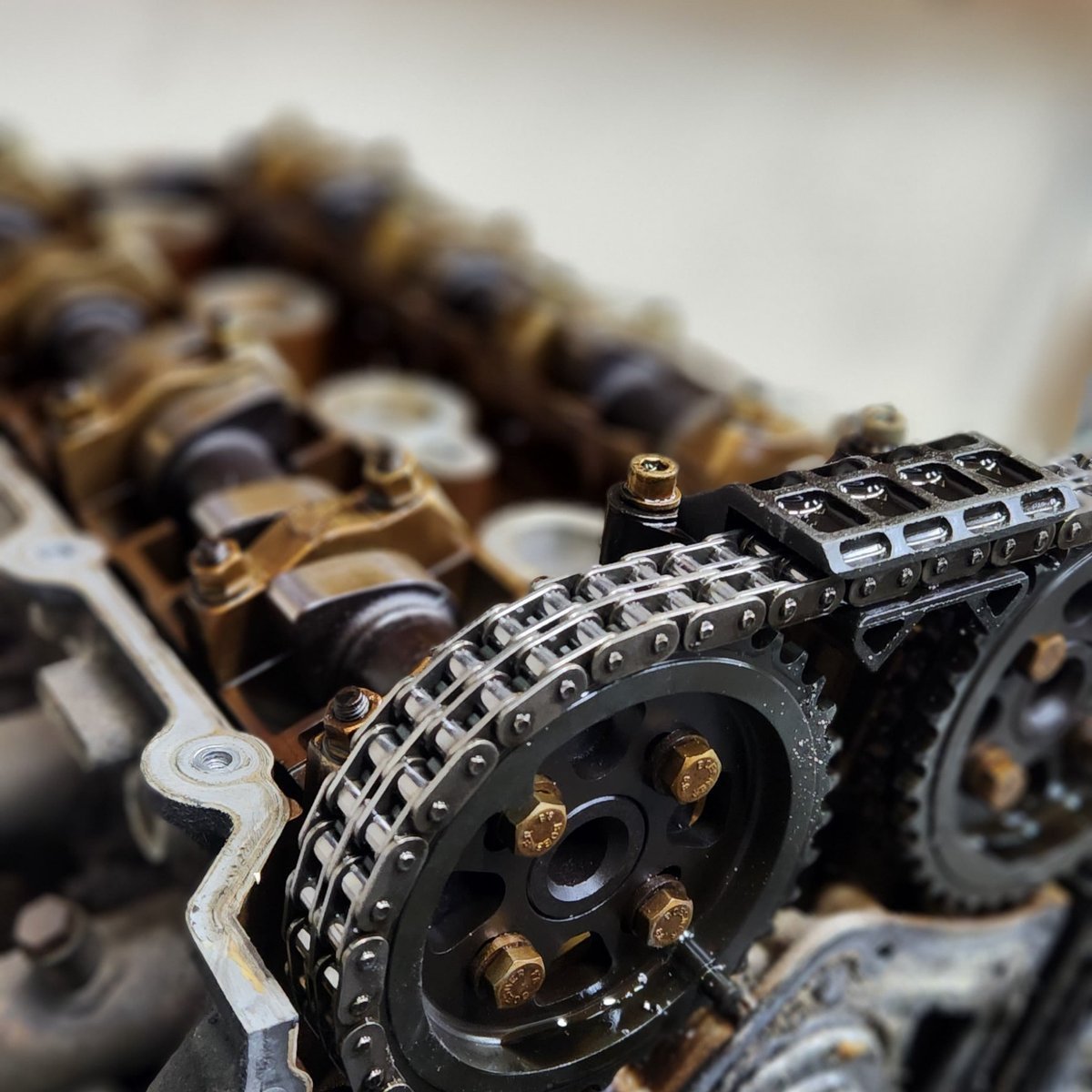 M42 engine before rebuild